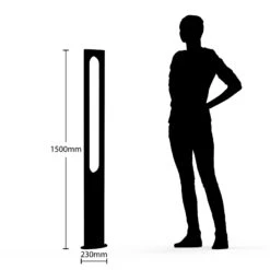 Lucande Dovino Lampe Pour Mât LED, 150 cm -Konstsmide || Lucande Soldes Boutique 9618145 7