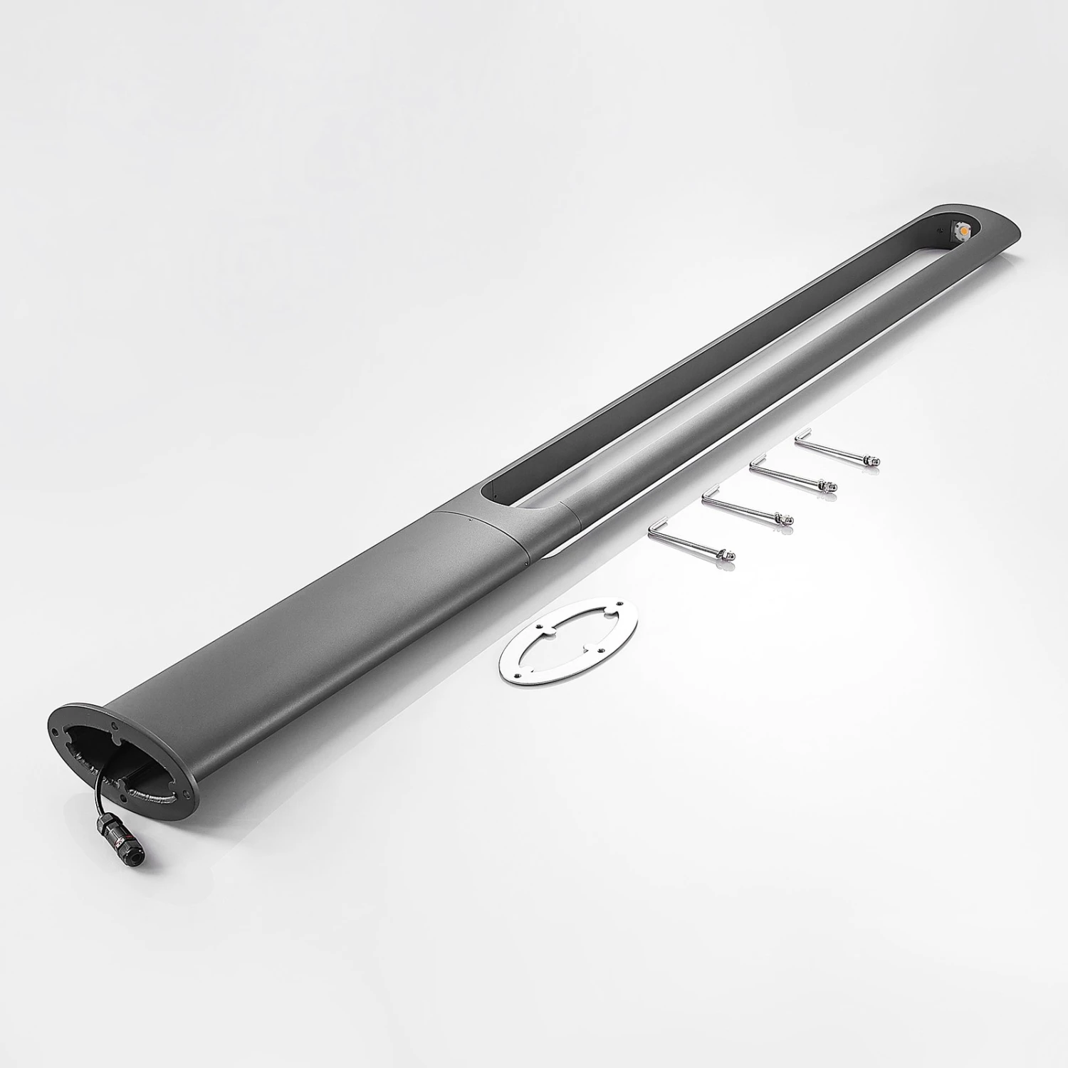 Lucande Dovino Lampe Pour Mât LED, 200 cm 9 Lucande Dovino Lampe Pour Mât LED, 200 cm – Image 9