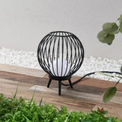 Lucande Kartivan Lampe à Poser Extérieur LED IP65 -Konstsmide || Lucande Soldes Boutique 9618165 2