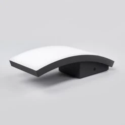 Lucande Applique D'extérieur LED Courbe Siara, Gris Foncé 14 Lucande Applique D'extérieur LED Courbe Siara, Gris Foncé -Konstsmide || Lucande Soldes Boutique 9619093 5