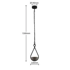 Lucande Florka Suspension D’extérieur LED, Fleur 12 Lucande Florka Suspension D’extérieur LED, Fleur -Konstsmide || Lucande Soldes Boutique 9619250 3