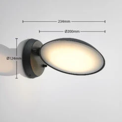 Applique D'extérieur LED Maive En Gris Foncé -Konstsmide || Lucande Soldes Boutique 9630076 4