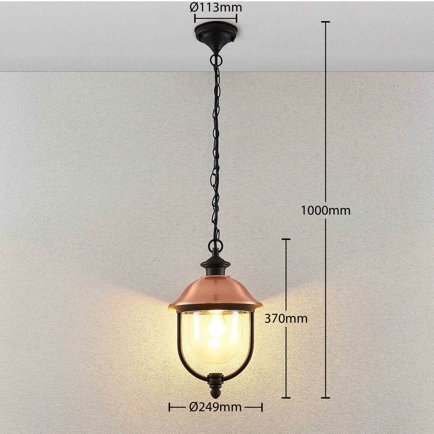Lindby Clint Suspension D’extérieur 5 Lindby Clint Suspension D’extérieur – Image 5