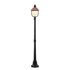 Lindby Clint Lampadaire D'extérieur -Konstsmide || Lucande Soldes Boutique 9630102 2