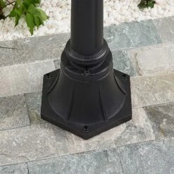 Lindby Clint Lampadaire D'extérieur -Konstsmide || Lucande Soldes Boutique 9630102 6