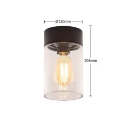 Arcchio Liljana Plafonnier D’extérieur, IP65, Noir -Konstsmide || Lucande Soldes Boutique 9928077 6