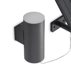 Lindby Maurun Applique Solaire LED, Anthracite -Konstsmide || Lucande Soldes Boutique 9929007 7