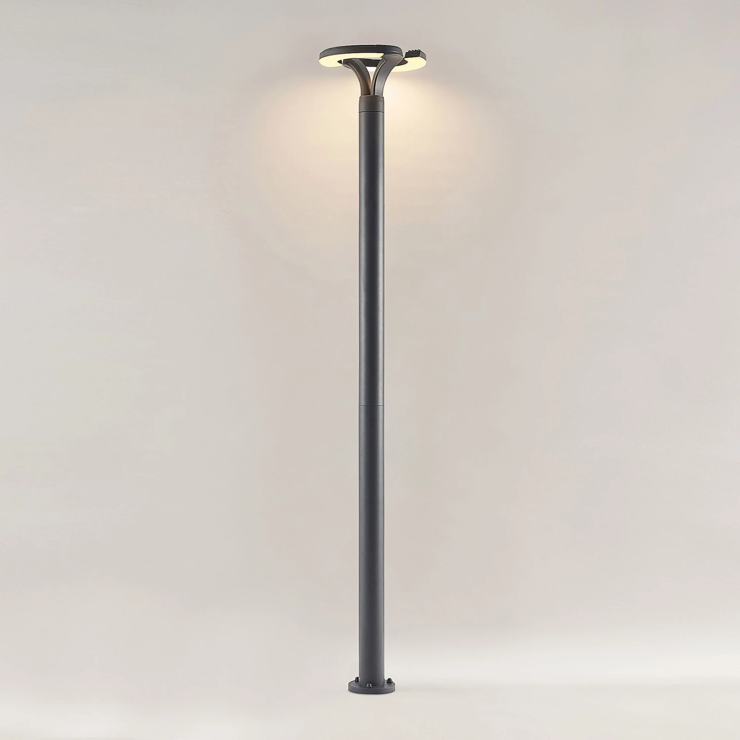 Lindby Keily Lampe Pour Mât LED, Cercle 5 Lindby Keily Lampe Pour Mât LED, Cercle – Image 5