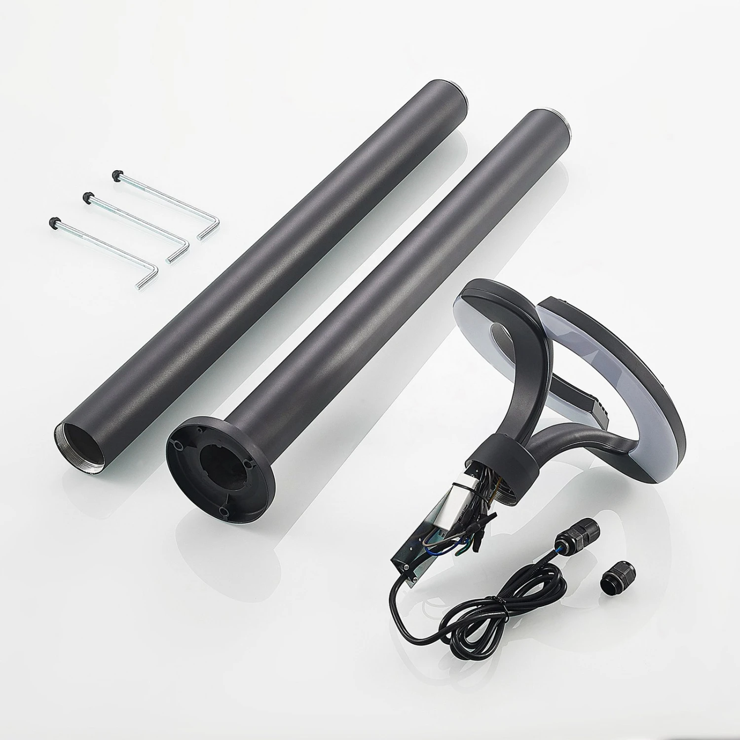 Lindby Keily Lampe Pour Mât LED, Cercle 9 Lindby Keily Lampe Pour Mât LED, Cercle – Image 9