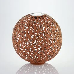 Lampe Solaire LED Eduta Déco, Sphère, Rouille -Konstsmide || Lucande Soldes Boutique 9945353 3