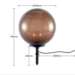 Lindby Samini Lampe Sphérique Décorative, Ø 50 cm 15 Lindby Samini Lampe Sphérique Décorative, Ø 50 cm -Konstsmide || Lucande Soldes Boutique 9945453 6