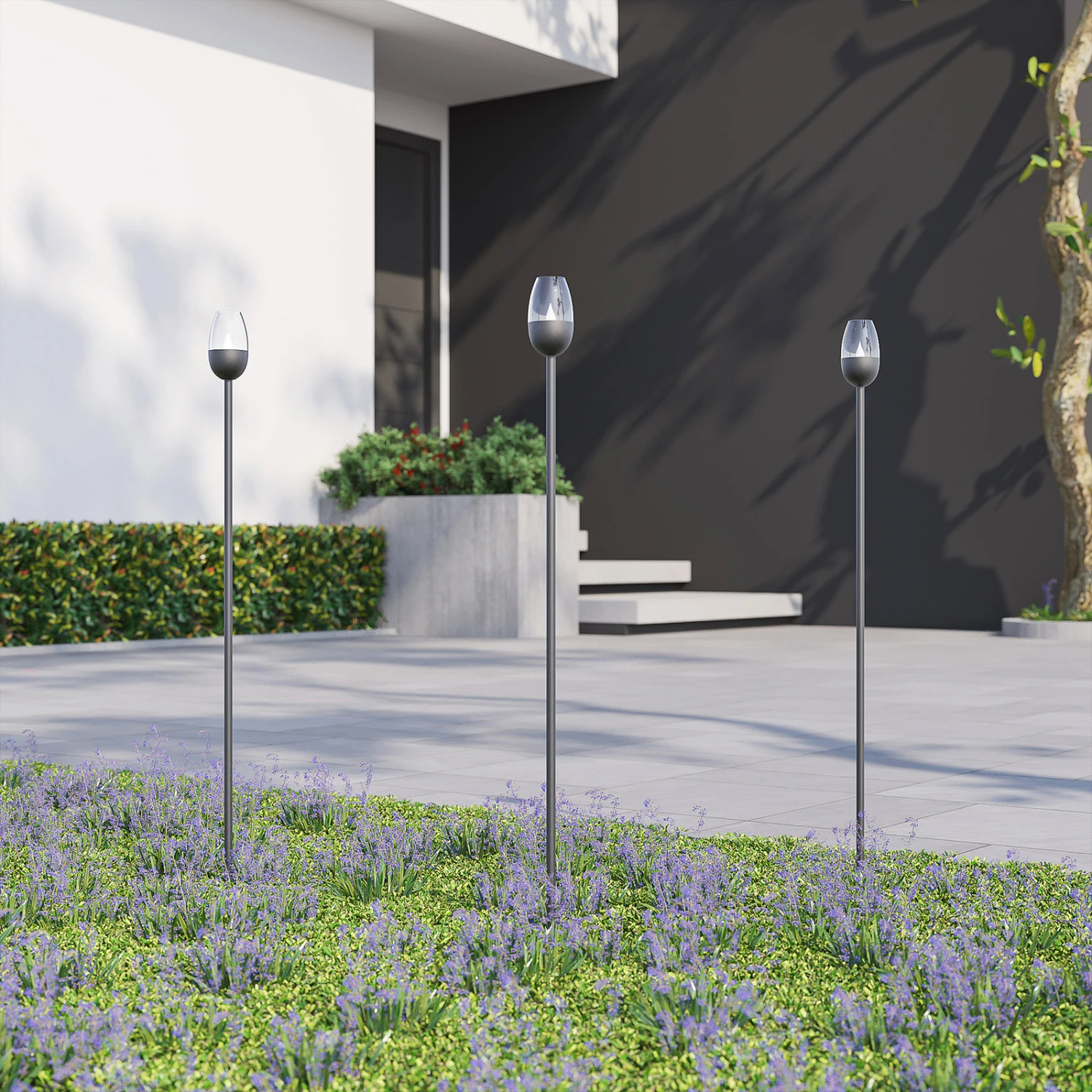 Lindby Momka Lampe Solaire Déco LED En Lot De 3 3 Lindby Momka Lampe Solaire Déco LED En Lot De 3 – Image 3