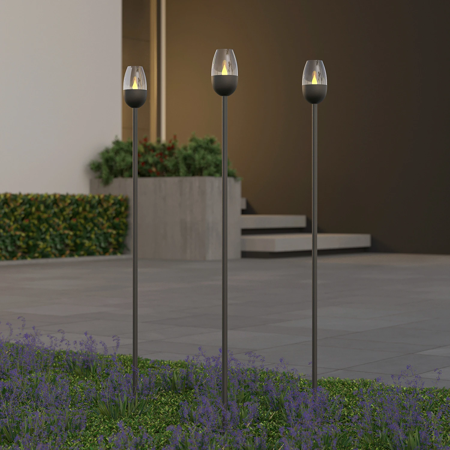 Lindby Momka Lampe Solaire Déco LED En Lot De 3 1 Lindby Momka Lampe Solaire Déco LED En Lot De 3