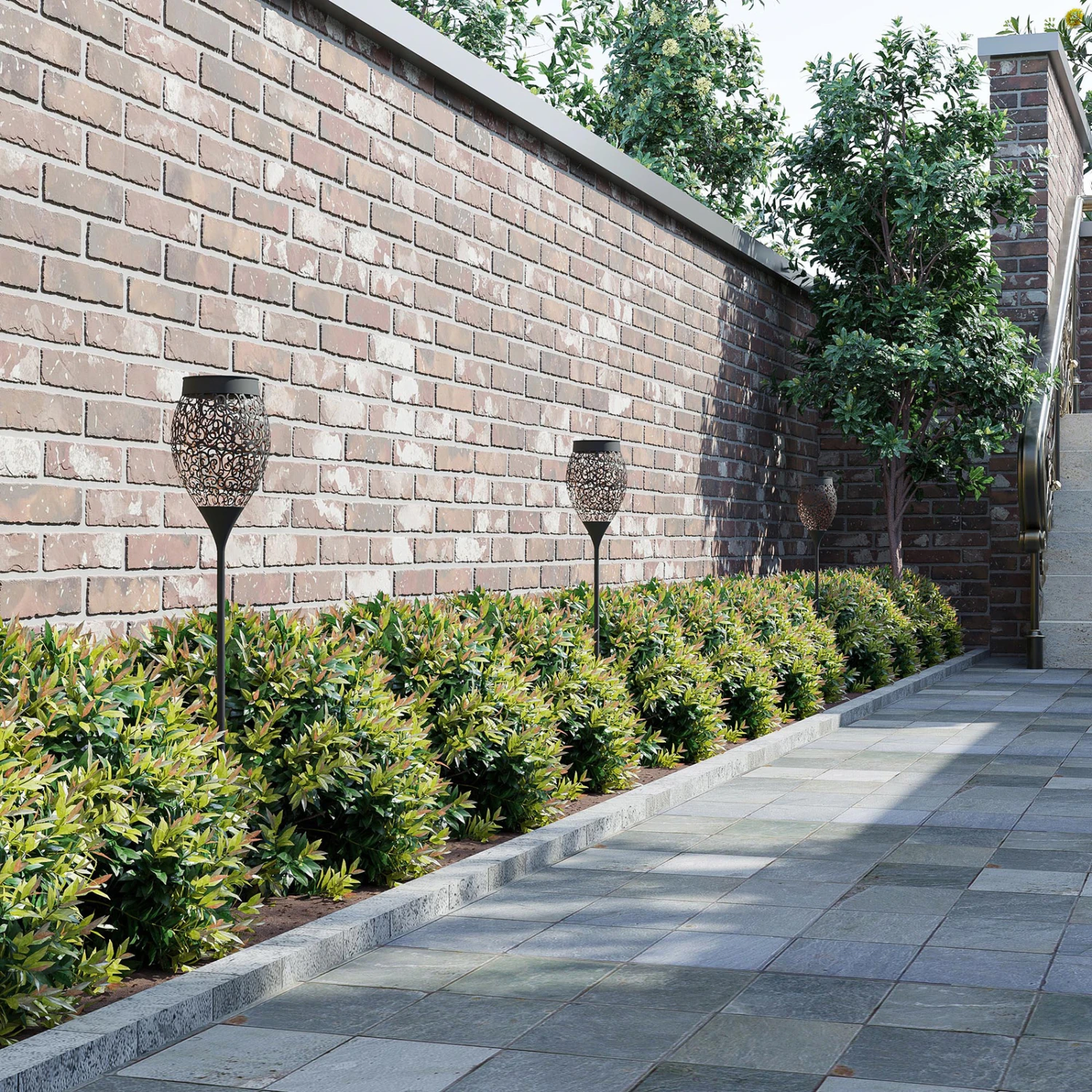 Lindby Aradina Lampe Déco Solaire LED Avec Piquet 3 Lindby Aradina Lampe Déco Solaire LED Avec Piquet – Image 3