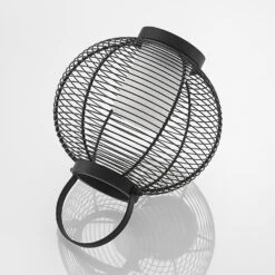 Lindby Mairuna Lanterne Solaire LED Noire, 22,7 cm -Konstsmide || Lucande Soldes Boutique 9945543 7