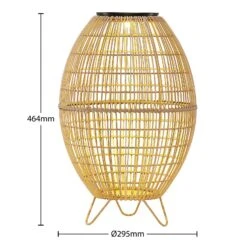 Lindby Josina Lanterne Solaire LED, Aspect Roti -Konstsmide || Lucande Soldes Boutique 9945548 3