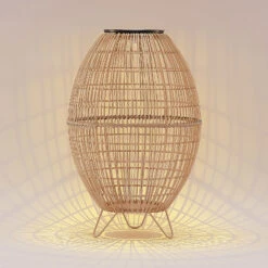 Lindby Josina Lanterne Solaire LED, Aspect Roti -Konstsmide || Lucande Soldes Boutique 9945548 4