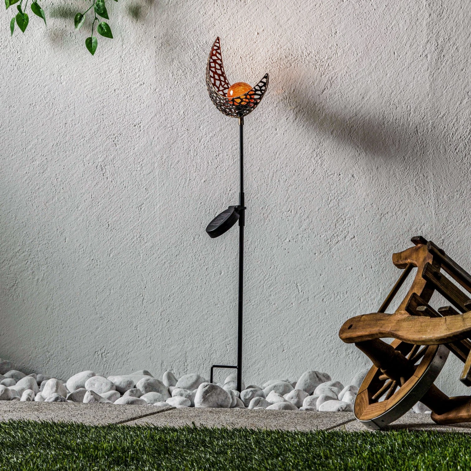 Lindby Firas Lampe Décorative Solaire LED, Lune 1 Lindby Firas Lampe Décorative Solaire LED, Lune