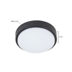 Plafonnier D'extérieur LED Nermin, IP65, Rond 13 Plafonnier D'extérieur LED Nermin, IP65, Rond -Konstsmide || Lucande Soldes Boutique 9949011 4