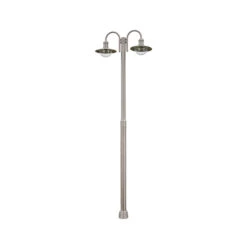 Lampadaire Damion En Inox à 2 Têtes De Lampe -Konstsmide || Lucande Soldes Boutique 9960019 2