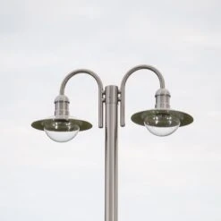 Lampadaire Damion En Inox à 2 Têtes De Lampe -Konstsmide || Lucande Soldes Boutique 9960019 5