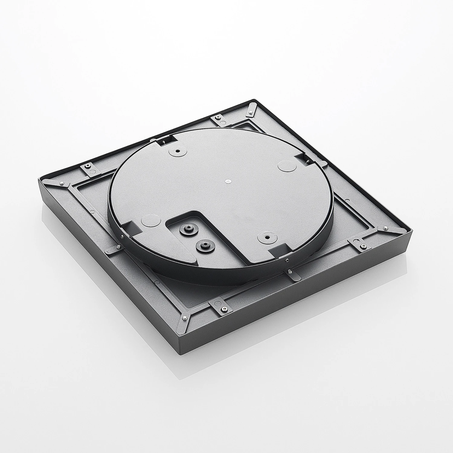 Lucande Plafonnier D'extérieur LED Birta, Carré, 34 cm 9 Lucande Plafonnier D'extérieur LED Birta, Carré, 34 cm – Image 9