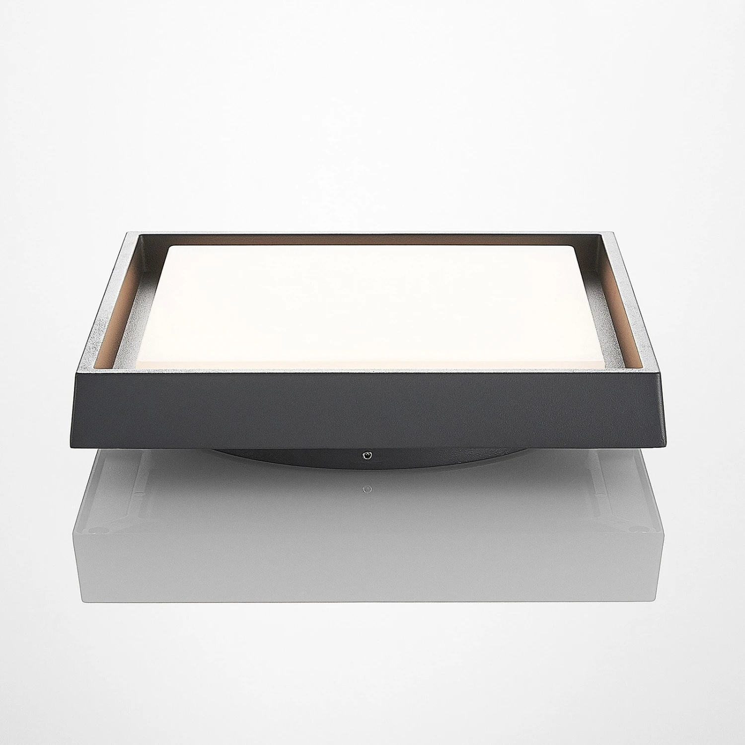 Lucande Plafonnier D'extérieur LED Birta, Carré, 27 cm 5 Lucande Plafonnier D'extérieur LED Birta, Carré, 27 cm – Image 5