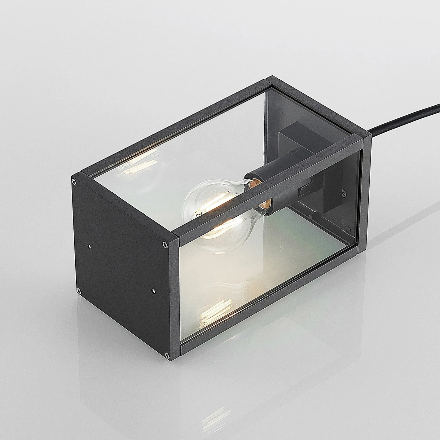 Lindby Filimon Suspension, Gris Foncé, E27 7 Lindby Filimon Suspension, Gris Foncé, E27 – Image 7