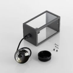 Lindby Filimon Suspension, Gris Foncé, E27 17 Lindby Filimon Suspension, Gris Foncé, E27 -Konstsmide || Lucande Soldes Boutique 9977049 8