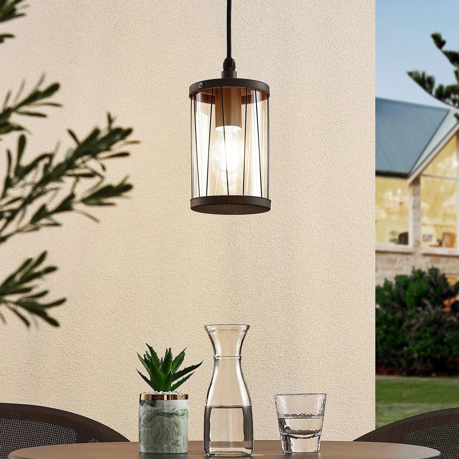 Lindby Yonan Suspension Pour L’extérieur, E27 2 Lindby Yonan Suspension Pour L’extérieur, E27 – Image 2